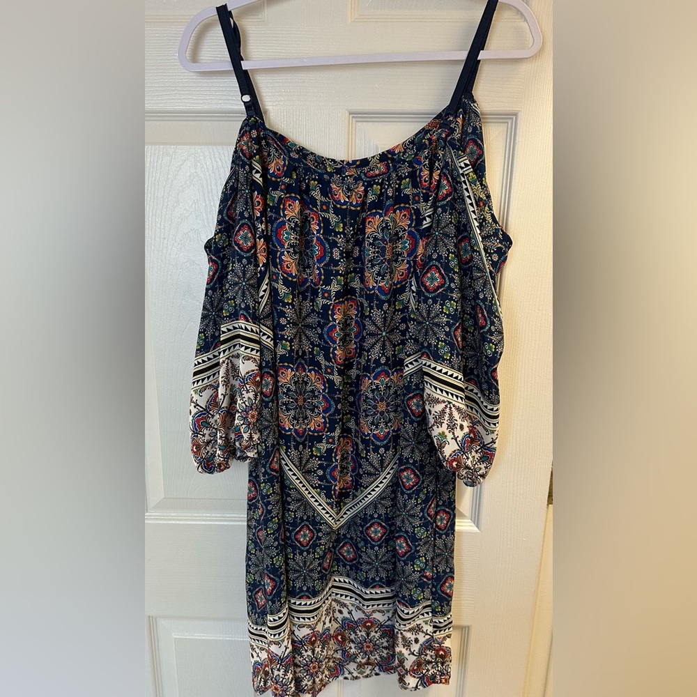 Avenue Open Shoulder Dress Size 3X - Picture 2 of 14